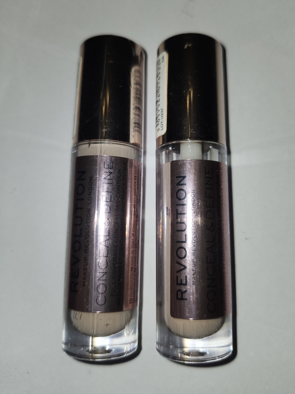 Revolution Conceal & Define Liquid Concealer Duo - C10 Set Of 2 New